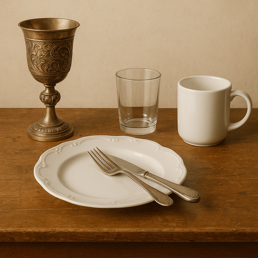 galanteria stołowa retro