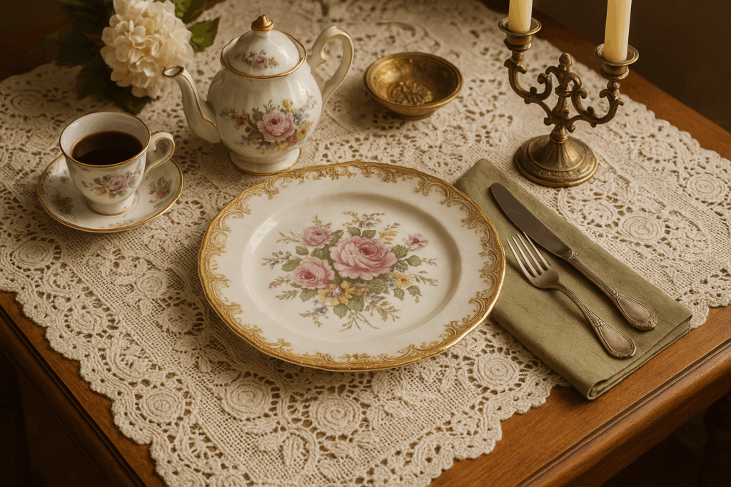 galanteria stołowa retro