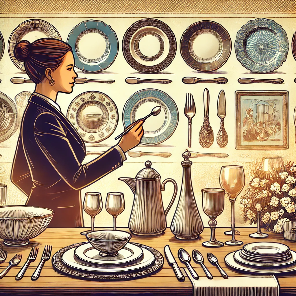 galanteria stołową retro