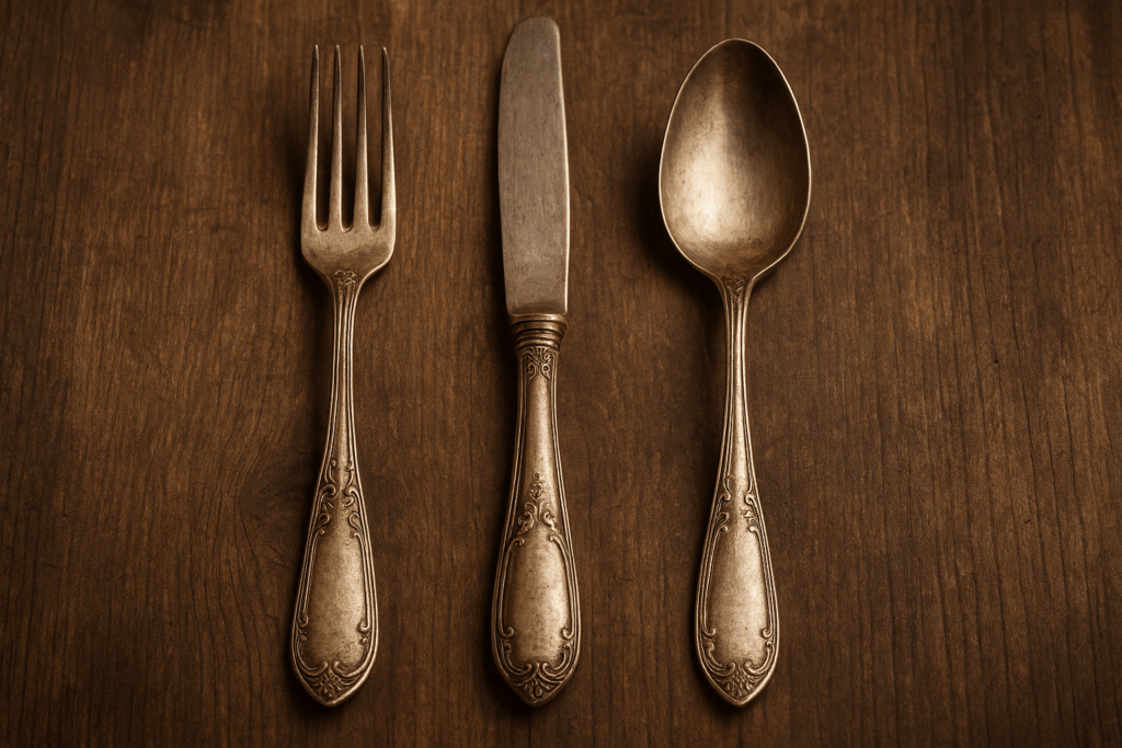 galanteria stołowa retro