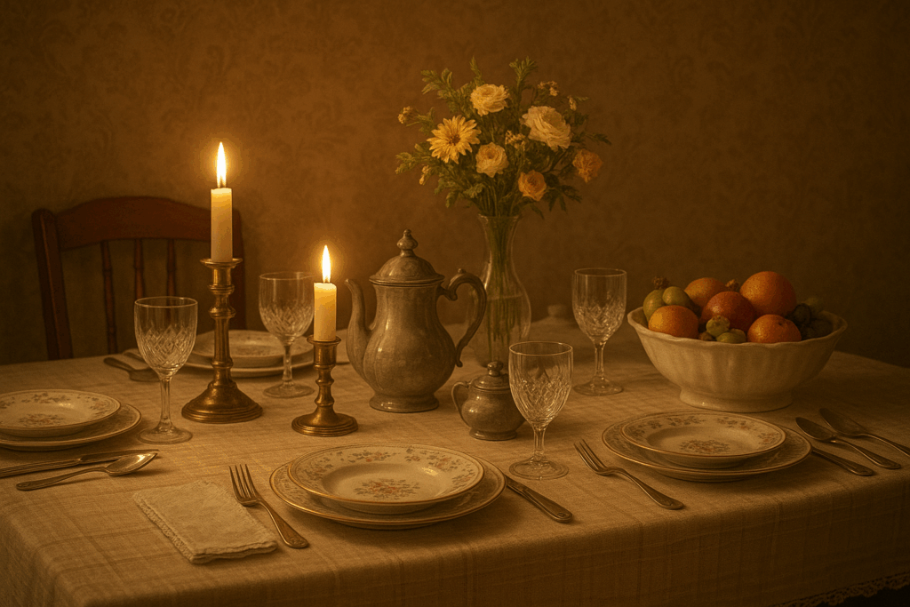 galanteria stołowa retro