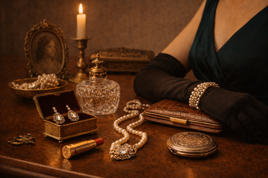 galanteria modowa retro, dodatki retro