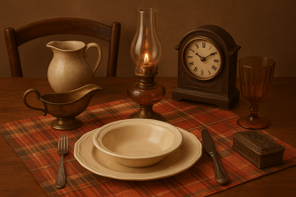 galanteria stołowa retro