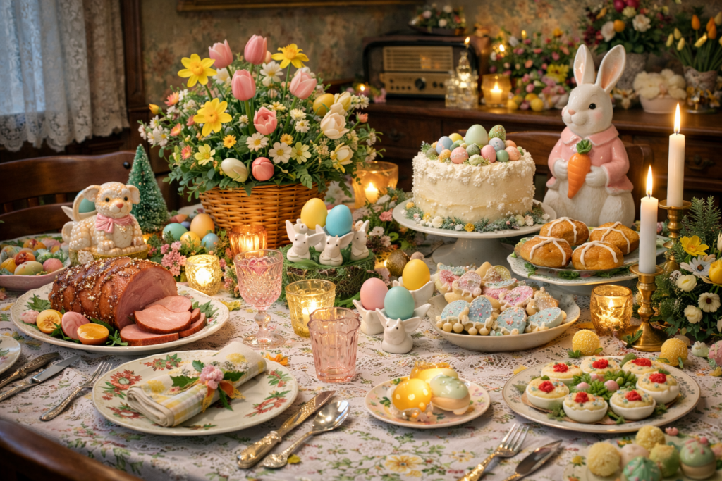 galanteria stołowa retro